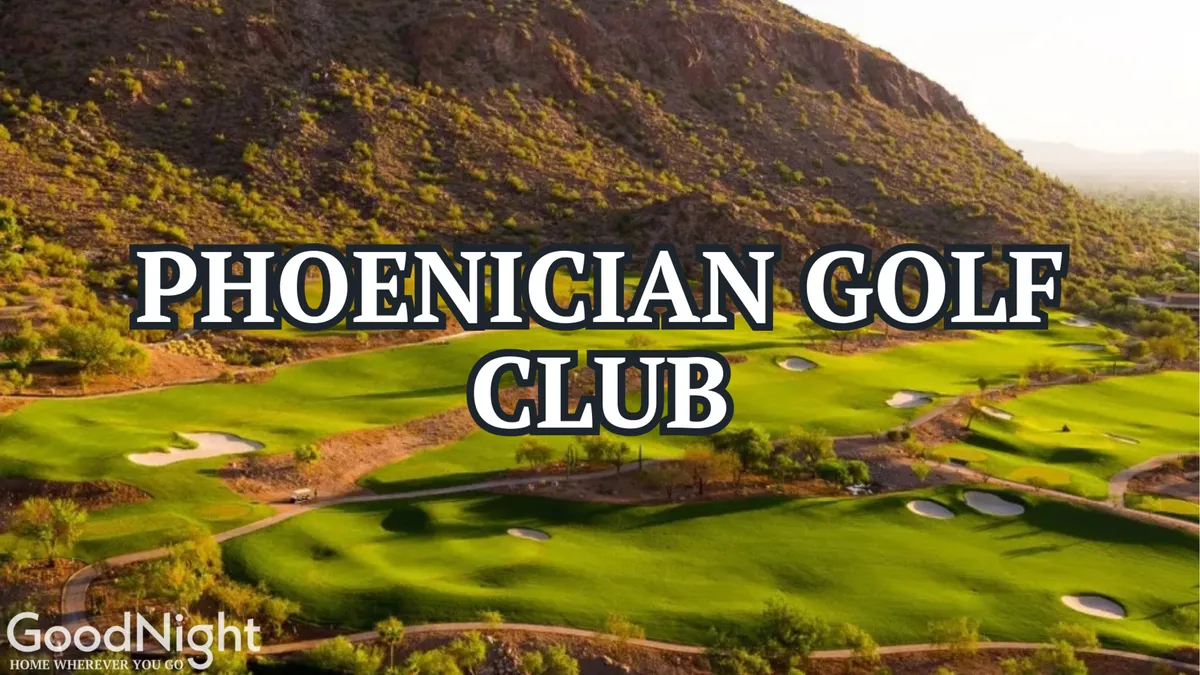 A scenic golf course set against a mountain backdrop and lush greenery, evoking the sense of leisure and upscale recreation available near the property. The setting hints at additional team activities and the broader appeal of Scottsdale for business travelers.
